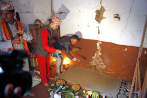 Ghatasthapana (sowing Jamara)