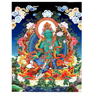 Green Tara Thangka