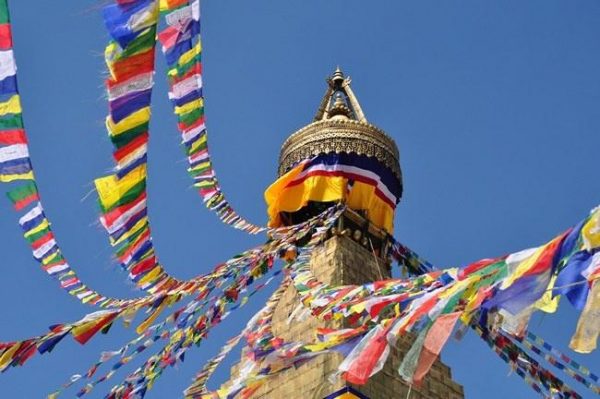 Buddhist prayer flag