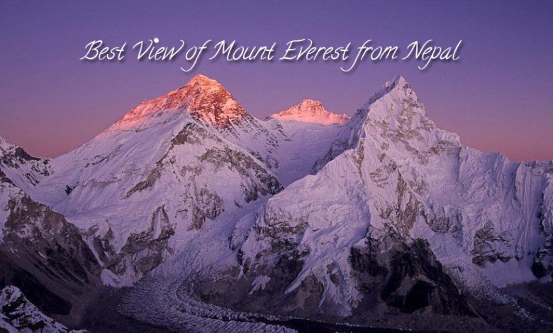 Best View of Mount Everest from Nepal