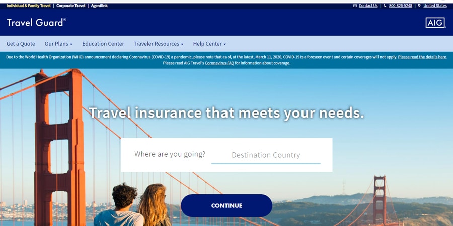 Travel Guard: Travel Insurance